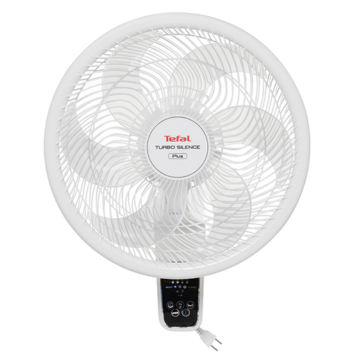 [4200008239] Quạt treo tường có điều khiển từ xa Tefal Turbo Silence VH677990 - Trắng